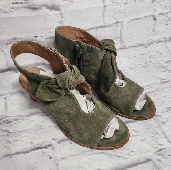 Bernardo Shoes New Bernardo Luna Dusk Suede Knot Block Heel